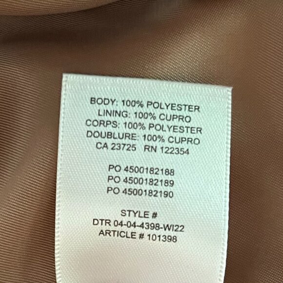 🤎 Wilfred Destiny Blazer (Camel) – Size 4 – Aritzia Classic - Picture 12 of 15